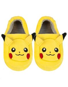 pokemon pikachu slippers for boys and girls 3d character kid's footwear 30 eu yellow