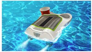 ion audio party boat motorized bluetooth speaker with solar panel and cupholders