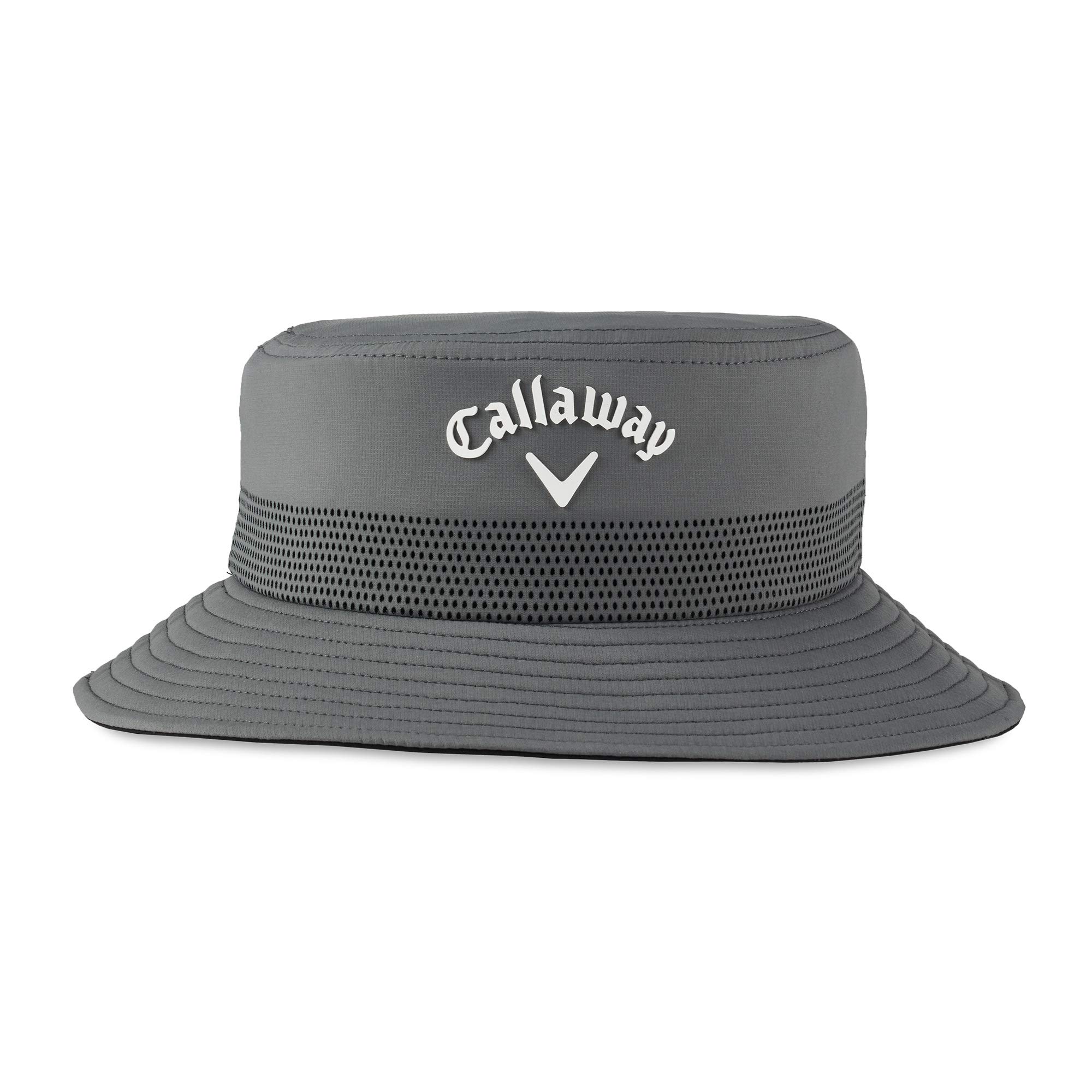 Callaway mens Bucket Hat, Grey, Small-Medium US