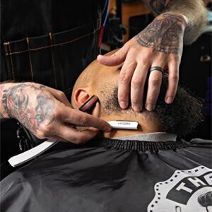 Professional Straight Razor - Ultra Exposed Straight Razor Kit with 10 Gravity Premium Blades, 2mm Exposed (Apollo13)