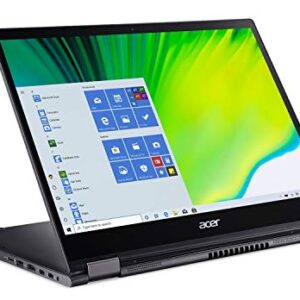 Acer Spin 5 Convertible Laptop, 13.5" 2256 x 1504 IPS Touch | 10th Gen Intel Core i5-1035G4 | 8GB LPDDR4 | 256GB NVMe SSD | WiFi 6 | Backlit KB | FPR | Active Stylus | Windows 10 Pro | SP513-54N-58XD