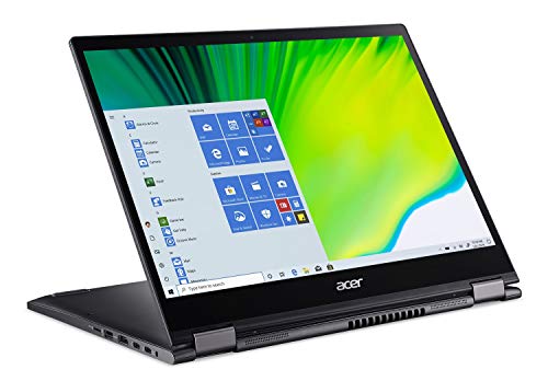 Acer Spin 5 Convertible Laptop, 13.5" 2256 x 1504 IPS Touch | 10th Gen Intel Core i5-1035G4 | 8GB LPDDR4 | 256GB NVMe SSD | WiFi 6 | Backlit KB | FPR | Active Stylus | Windows 10 Pro | SP513-54N-58XD