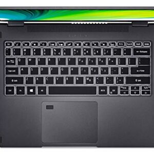 Acer Spin 5 Convertible Laptop, 13.5" 2256 x 1504 IPS Touch | 10th Gen Intel Core i5-1035G4 | 8GB LPDDR4 | 256GB NVMe SSD | WiFi 6 | Backlit KB | FPR | Active Stylus | Windows 10 Pro | SP513-54N-58XD