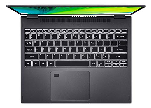 Acer Spin 5 Convertible Laptop, 13.5" 2256 x 1504 IPS Touch | 10th Gen Intel Core i5-1035G4 | 8GB LPDDR4 | 256GB NVMe SSD | WiFi 6 | Backlit KB | FPR | Active Stylus | Windows 10 Pro | SP513-54N-58XD