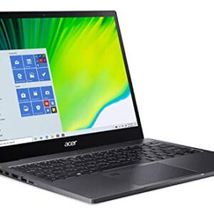 Acer Spin 5 Convertible Laptop, 13.5" 2256 x 1504 IPS Touch | 10th Gen Intel Core i5-1035G4 | 8GB LPDDR4 | 256GB NVMe SSD | WiFi 6 | Backlit KB | FPR | Active Stylus | Windows 10 Pro | SP513-54N-58XD