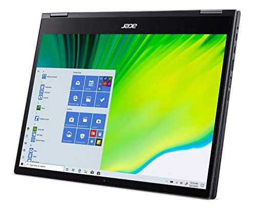 Acer Spin 5 Convertible Laptop, 13.5" 2256 x 1504 IPS Touch | 10th Gen Intel Core i5-1035G4 | 8GB LPDDR4 | 256GB NVMe SSD | WiFi 6 | Backlit KB | FPR | Active Stylus | Windows 10 Pro | SP513-54N-58XD