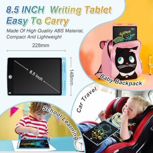 2 Pack LCD Writing Tablet, Electronic Drawing Writing Board, Erasable Drawing Doodle Board, Doodle Pad Toys for Kids Adults Learning & Education, 8.5IN(Blue+Pink)