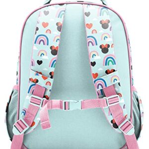 Simple Modern Disney Toddler Backpack for School Girls | Kindergarten Elementary Kids Backpack | Fletcher Collection | Kids - Medium (15" tall) | Minnie Mouse Rainbow