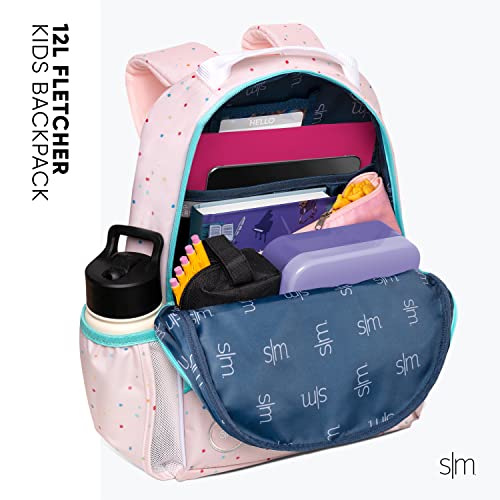 Simple Modern Toddler Backpack for School Girls | Kindergarten Elementary Kids Backpack | Fletcher Collection | Kids - Medium (15" tall) | Under the Sea