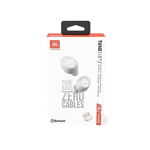 JBL T115 True Wireless in-Ear Headphone - White (JBLT115TWSWHTAM)