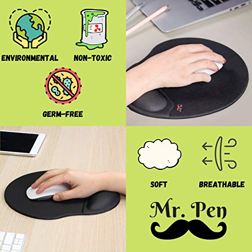 Mr. Pen- Mouse Pad with Wrist Support, Ergonomic Mouse Pad, Mouse Pad Wrist Support, Gel Mouse Pad, Ergonomic Mouse Pad with Wrist Support, Gaming Mouse Pad with Wrist Support, Wrist Support Mouse Pad