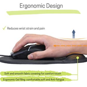 Mr. Pen- Mouse Pad with Wrist Support, Ergonomic Mouse Pad, Mouse Pad Wrist Support, Gel Mouse Pad, Ergonomic Mouse Pad with Wrist Support, Gaming Mouse Pad with Wrist Support, Wrist Support Mouse Pad