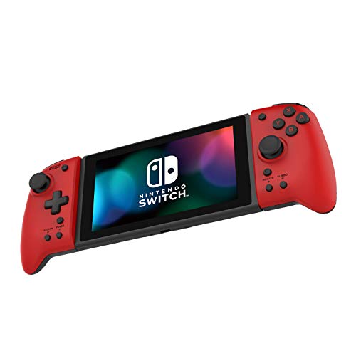 Hori Nintendo Switch Split Pad Pro (Red) Ergonomic Controller for Handheld Mode - Officially Licensed By Nintendo