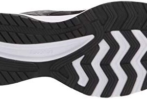 Saucony Men's Core Cohesion 14 Road Running Shoe, Black/White, 13 Wide