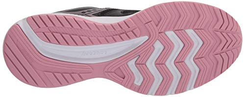 Saucony Women's Core Cohesion 14 Road Running Shoe, Black/Pink, 8.5 Wide