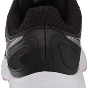 Saucony Women's Core Cohesion 14 Road Running Shoe, Black/Pink, 8.5 Wide