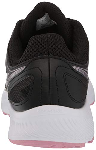 Saucony Women's Core Cohesion 14 Road Running Shoe, Black/Pink, 8.5 Wide