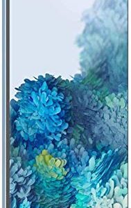 Samsung Galaxy S20+ Plus 5G Factory Unlocked Android Cell Phone SM-G986U US Version | 128GB | Fingerprint ID & Facial Recognition | Long-Lasting Battery (Cloud Blue, 128GB)