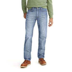 levi's men's 505 regular fit jeans (seasonal), fremont crank bait-dark indigo, 32w x 32l
