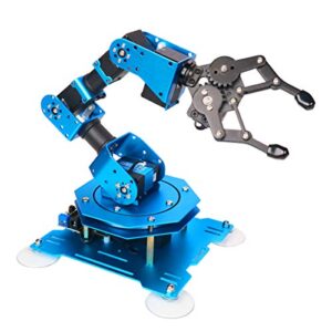 LewanSoul xArm 1S Programming Desktop Robotic Arm with Powerful and Robust Intelligent Bus Servos Featuring Position and Voltage Feedback (Unassembled)