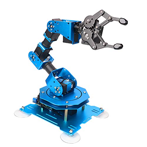 LewanSoul xArm 1S Programming Desktop Robotic Arm with Powerful and Robust Intelligent Bus Servos Featuring Position and Voltage Feedback (Unassembled)