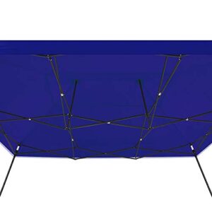 American Phoenix 10x15 Ez Pop Up Canopy Tent Portable Commercial Instant Canopies Outdoor Market Shelter (10'x15' (Black Frame), Blue)