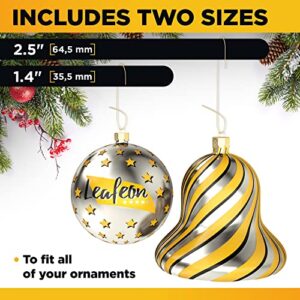 300 Pack Ornament Hooks for Christmas – Essential Christmas Ornament Hangers – Perfect Xmas Ornament Hangers for Christmas Tree Decoration (Gold)