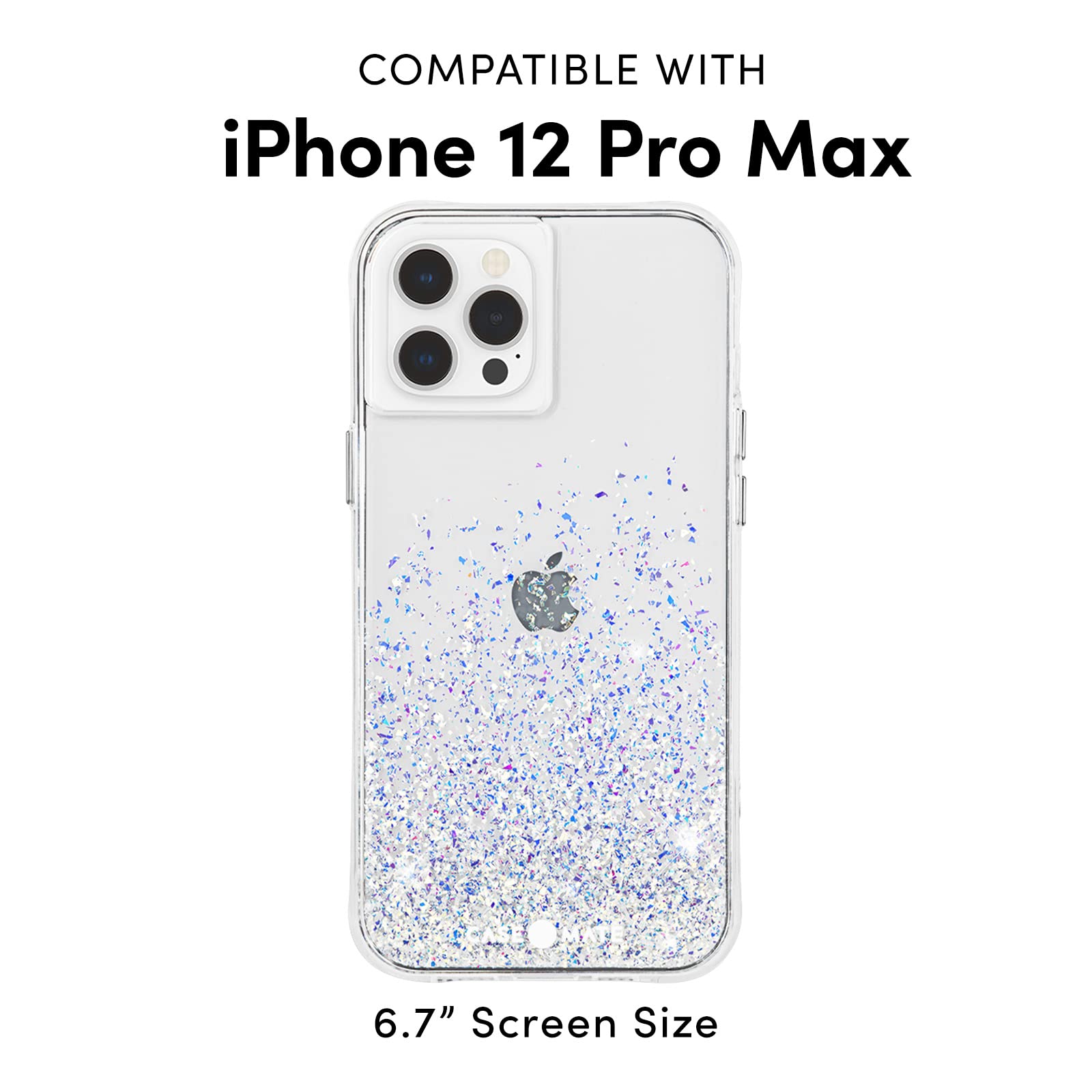 Case-Mate - TWINKLE OMBRE - Case for iPhone 12 Pro Max (5G) - 10 ft Drop Protection - 6.7 Inch - Stardust