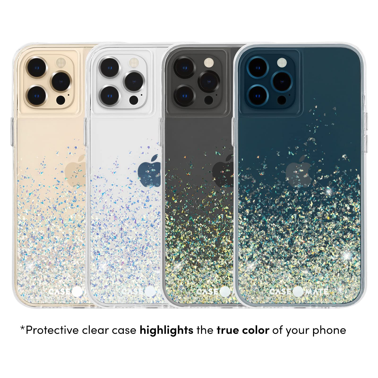 Case-Mate - TWINKLE OMBRE - Case for iPhone 12 Pro Max (5G) - 10 ft Drop Protection - 6.7 Inch - Stardust