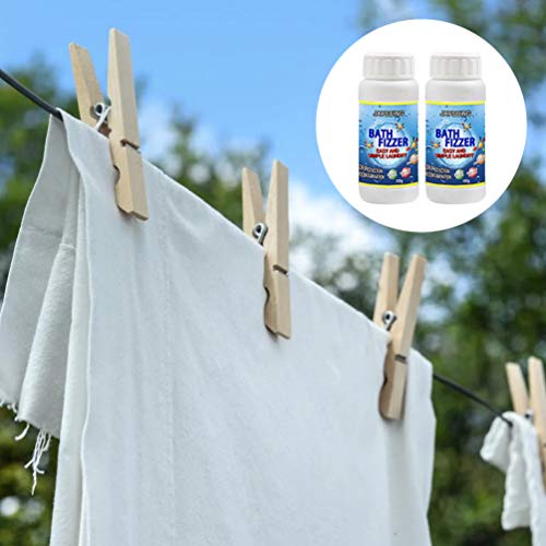 Laundress Stain Solution 2 Bottles of Powder Soap Laundry Powder Clothes Washing Fresh Scent Powder for Home Powder Laundry