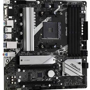 ASRock A520M Pro4 AMD Ryzen 3000/4000 Series (Soket AM4) Compatible with A520 Chipset, Micro ATX Motherboard [Domestic Authorized Dealer Product]