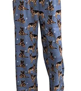 German Shepherd Pajama Pants – Cotton Blend - All Season - Comfort Fit Lounge Pants for Women and Men – German Shepherd Gifts