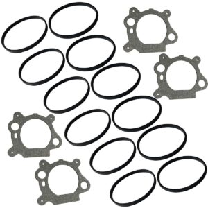 hruired 12pc float bowl gasket for 693981 280492 4pc 795629 air clearner for 272653s 272653