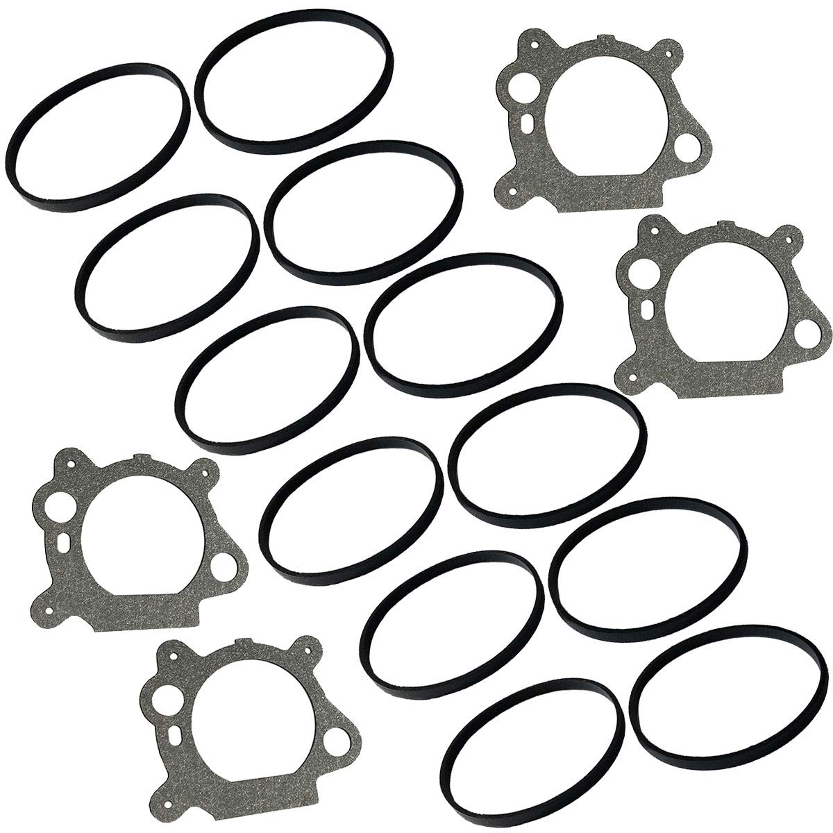 HRuiRed 12pc Float Bowl Gasket for 693981 280492 4pc 795629 Air Clearner for 272653S 272653