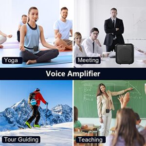 NORWII Portable Rechargeable Mini Voice Amplifier with Wired Microphone Headset & Waistband, Personal Voice Amplifier for Teachers, Presentation, Tour Guides, Meeting, Coaches