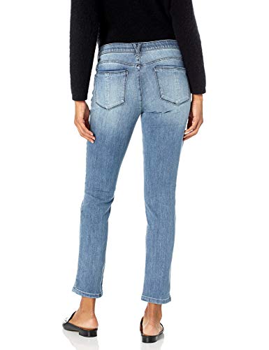 Democracy Women's Ab Solution Girlfriend Jean, Blue, 10