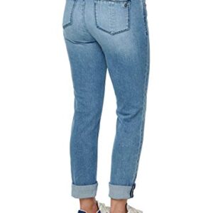 Democracy Women's Ab Solution Girlfriend Jean, Blue, 10