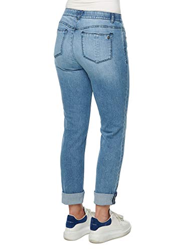 Democracy Women's Ab Solution Girlfriend Jean, Blue, 10