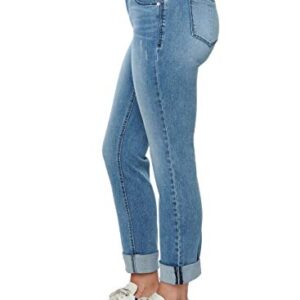 Democracy Women's Ab Solution Girlfriend Jean, Blue, 10