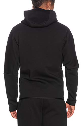 Nike Sportswear Tech Fleece Men's Full-Zip Hoodie (X-Large, Black)