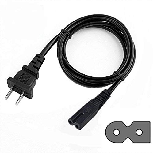 Yustda New AC in Power Cord Outlet Socket Cable Plug Lead Replacement for Bose Wave Chord SoundTouch Music System IV Remote CD Player and Radio Fisher FVH-4903 FVH4903 Video Cassette Recorder