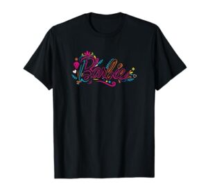 barbie - dia de muertos logo t-shirt