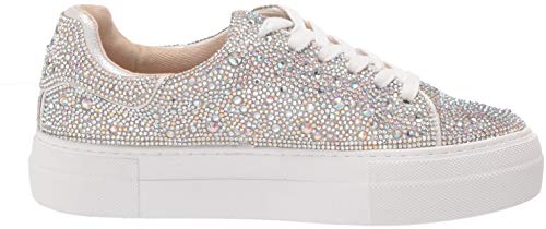 Betsey Johnson womens Sidny Sneaker, Rhinestone, 7.5 US