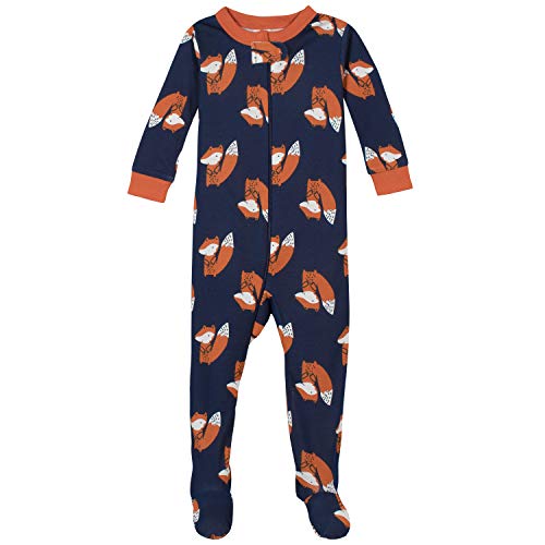 Gerber baby boys 2-pack Footed Pajamas and Toddler Sleepers, Fox Grey, 24 Months US
