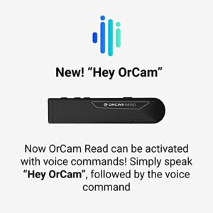 OrCam Read - Artificial Intelligence (AI) Assistive Reader - Including Smart Reading Feature - for Anyone Who is Exposed to Large Amounts of Text at School, Work, or on The Go
