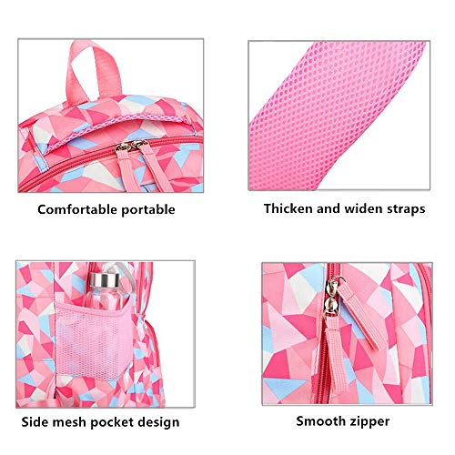 Girls Rolling Backpack Kids Backpack with wheels for Middle school Trolley Luggage