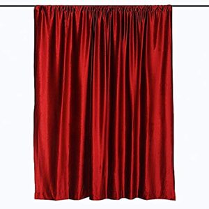 balsacircle 8 feet x 8 feet wine velvet backdrop curtain - wedding ceremony reception home party events photo booth home decorations