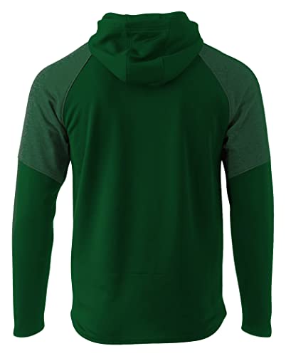 Under Armour Men's Anorak Qualifier Fleece 1/2 Zip Pullover, Mens Sweatshirt Mens Hoodie ColdGear - Forest Green Medium