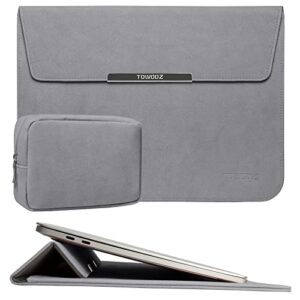 towooz macbook air m2 sleeve waterproof thin laptop sleeve case compatible with 2022 m2 chip macbook air 13.6 inch a2681 / macbook air 13-13.6 inch/macbook pro 13-14 inch, with accessory pouch