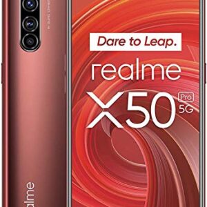 realme X50 Pro 5G UK/EU Global ROM RMX2075 Factory Unlocked Single SIM 12GB+256GB Sunrise RED - International Version